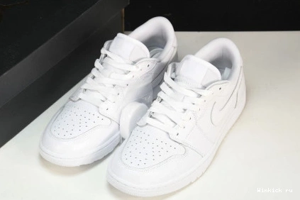 White Triple Jordan Low Golf Retro 1 1024